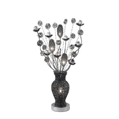 Nevada Aluminium Crystal Table Lamps Diyas Home Armed Table Lamps Nevada Aluminium Crystal Table Lamps Diyas Home Armed Table Lamps